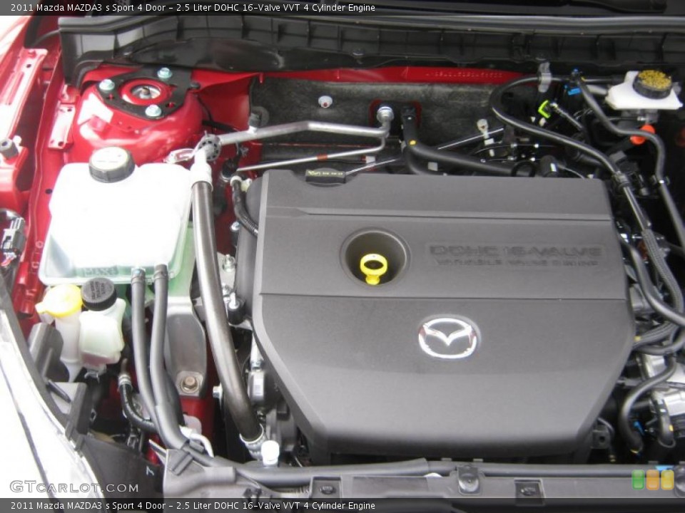 2.5 Liter DOHC 16-Valve VVT 4 Cylinder Engine for the 2011 Mazda MAZDA3 #45705374