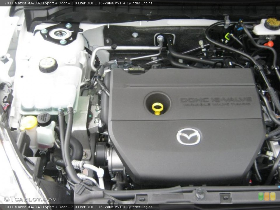 2.0 Liter DOHC 16-Valve VVT 4 Cylinder Engine for the 2011 Mazda MAZDA3 #45707386