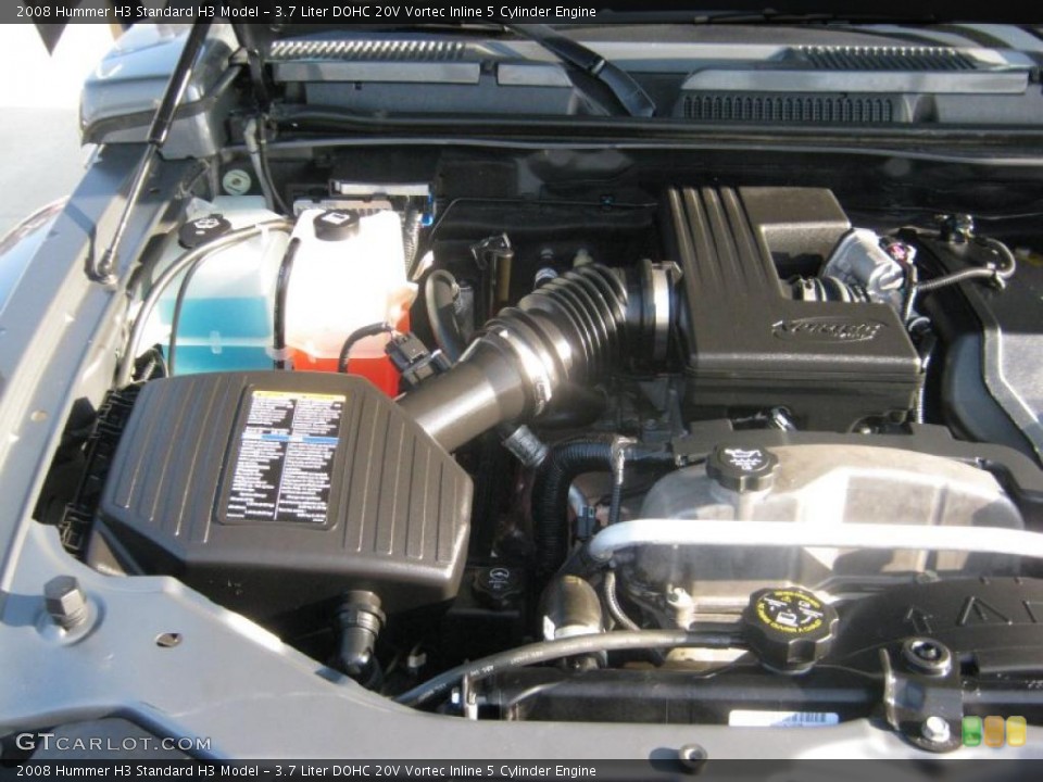 3.7 Liter DOHC 20V Vortec Inline 5 Cylinder Engine for the 2008 Hummer H3 #45708050