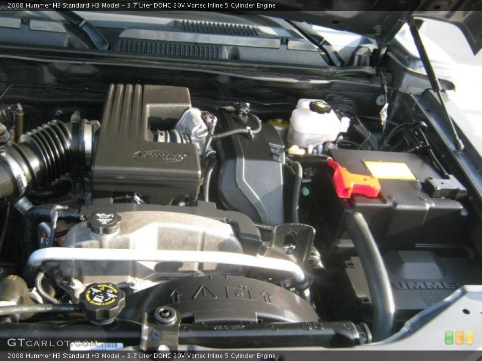 3.7 Liter DOHC 20V Vortec Inline 5 Cylinder Engine for the 2008 Hummer H3 #45708054