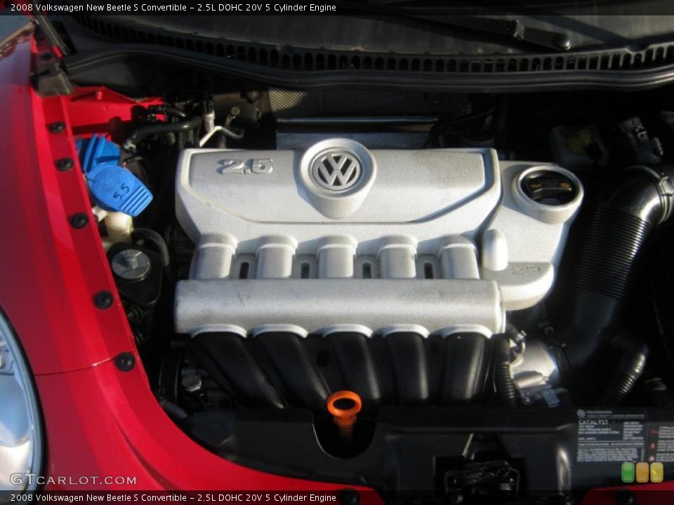 2.5L DOHC 20V 5 Cylinder Engine for the 2008 Volkswagen New Beetle #45710850