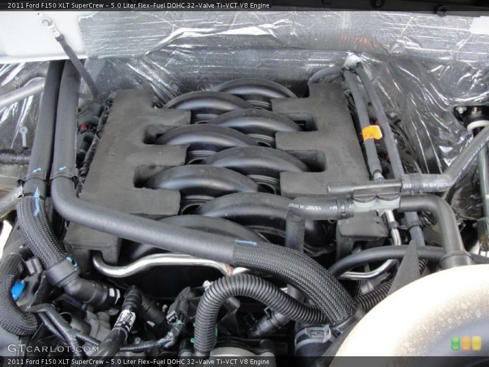 5.0 Liter Flex-Fuel DOHC 32-Valve Ti-VCT V8 Engine for the 2011 Ford F150 #45712582