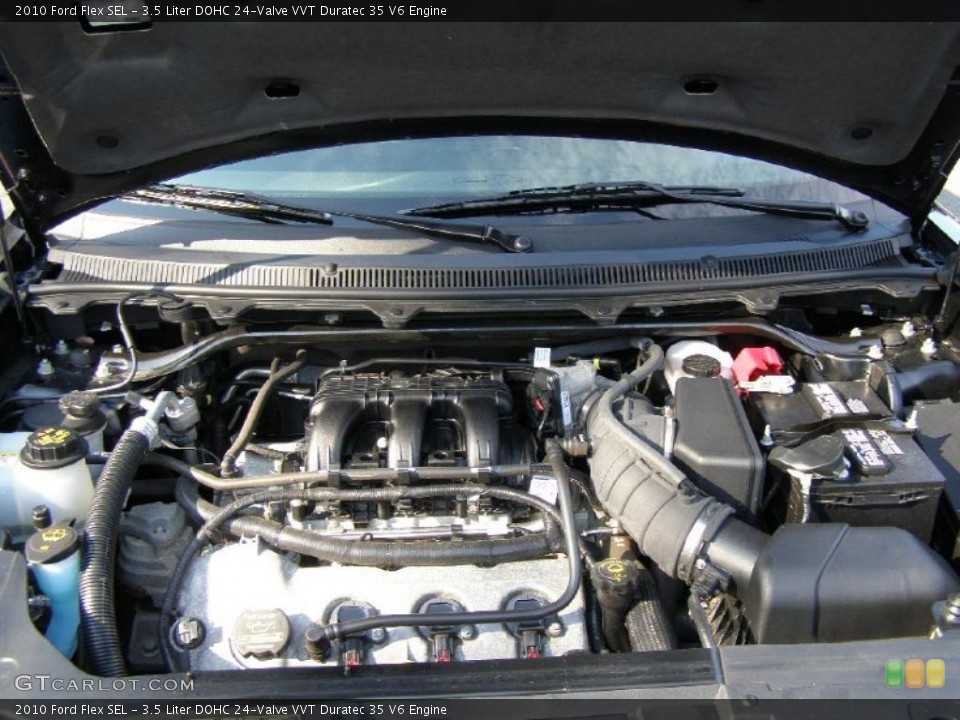 3.5 Liter DOHC 24-Valve VVT Duratec 35 V6 Engine for the 2010 Ford Flex #45717514