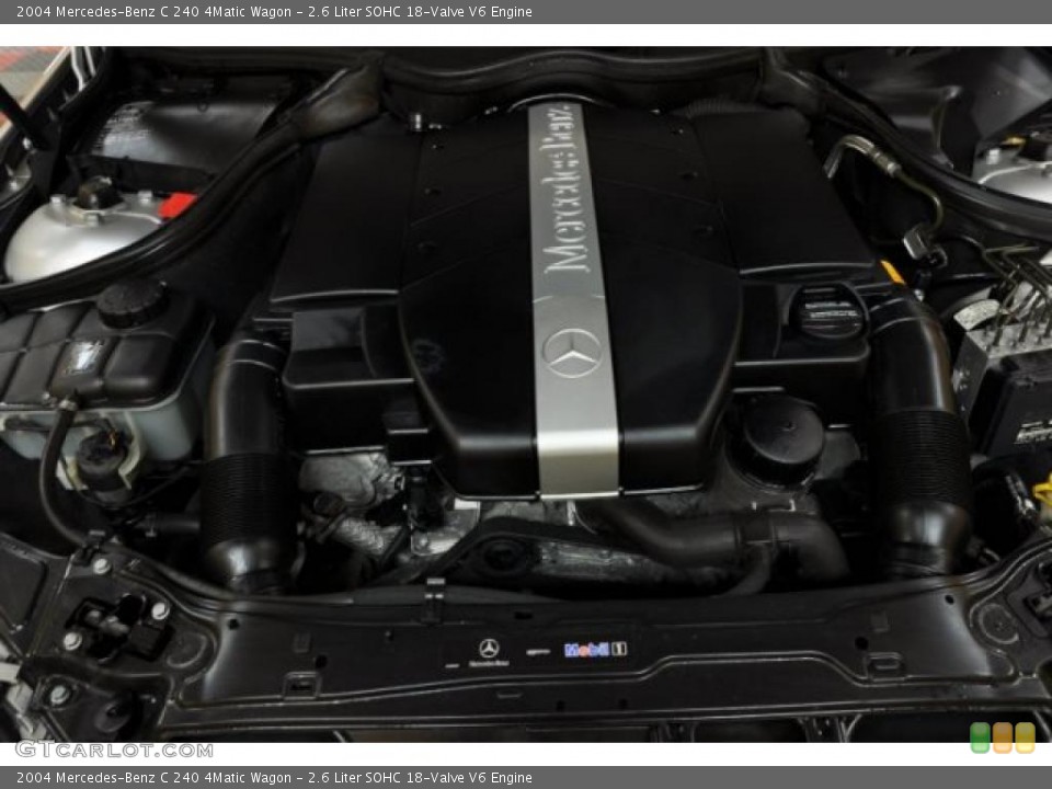 2.6 Liter SOHC 18-Valve V6 Engine for the 2004 Mercedes-Benz C #45717906
