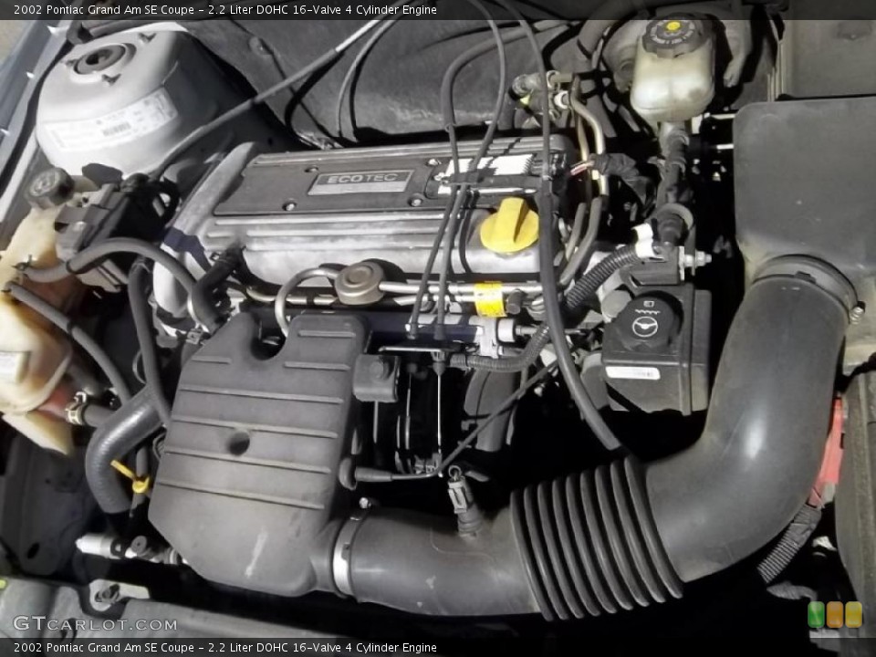 2.2 Liter DOHC 16-Valve 4 Cylinder 2002 Pontiac Grand Am Engine