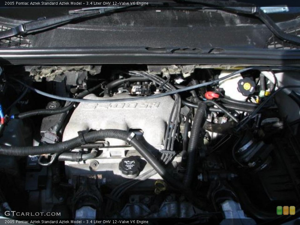 3.4 Liter OHV 12-Valve V6 2005 Pontiac Aztek Engine