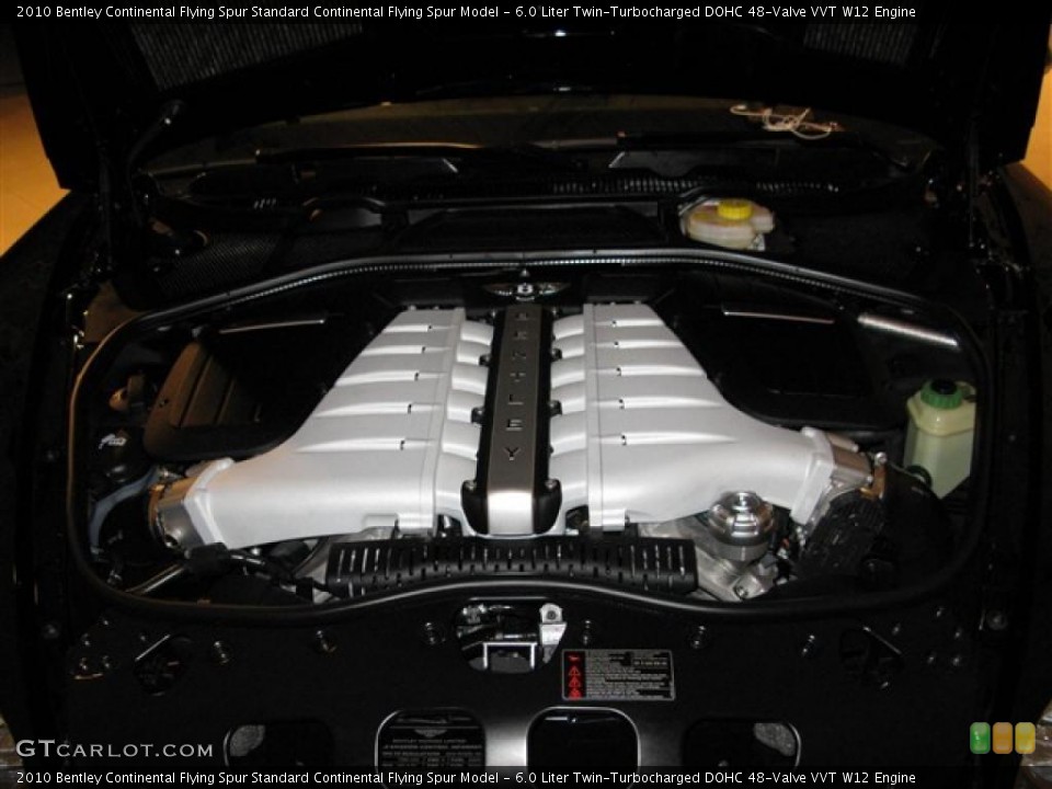 6.0 Liter Twin-Turbocharged DOHC 48-Valve VVT W12 Engine for the 2010 Bentley Continental Flying Spur #45730542