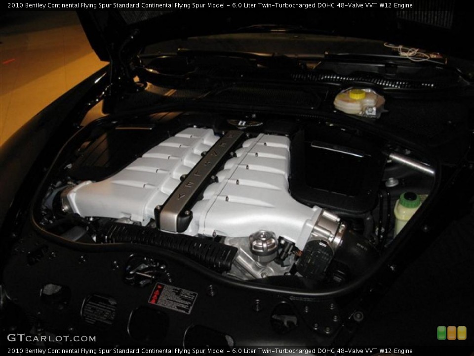 6.0 Liter Twin-Turbocharged DOHC 48-Valve VVT W12 Engine for the 2010 Bentley Continental Flying Spur #45730554
