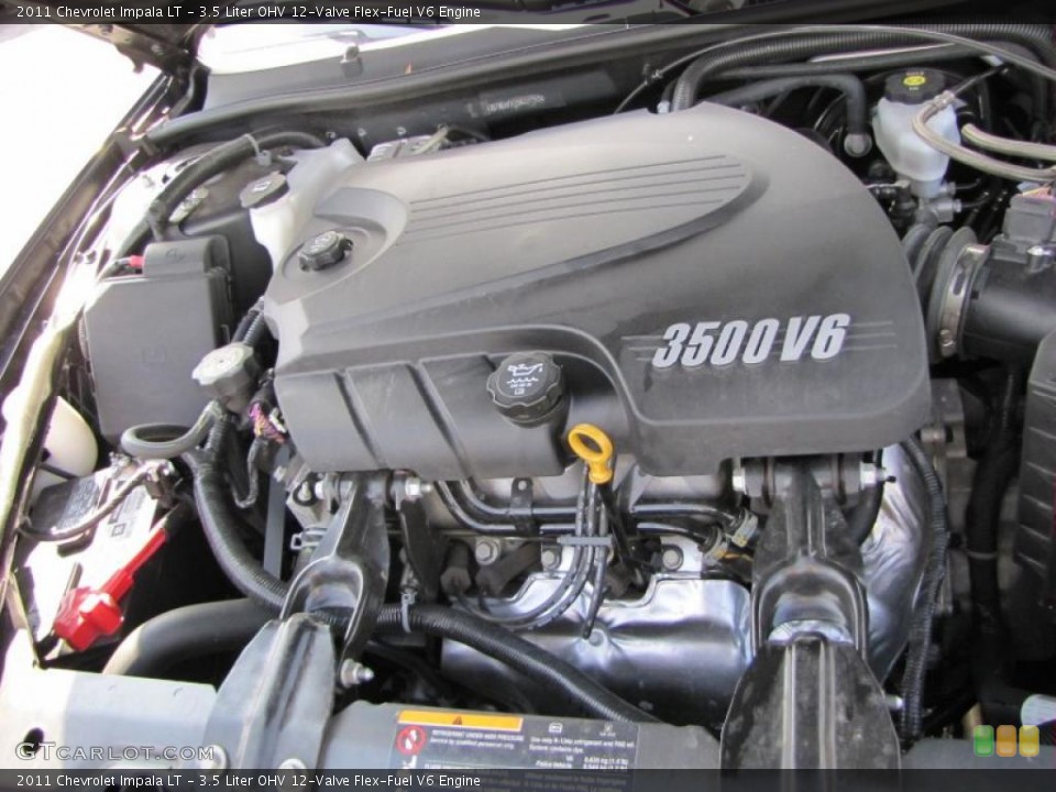 3.5 Liter OHV 12-Valve Flex-Fuel V6 Engine for the 2011 Chevrolet Impala #45734422