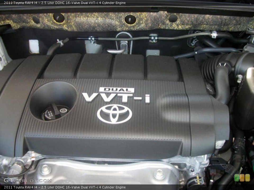 2.5 Liter DOHC 16-Valve Dual VVT-i 4 Cylinder Engine for the 2011 Toyota RAV4 #45735318