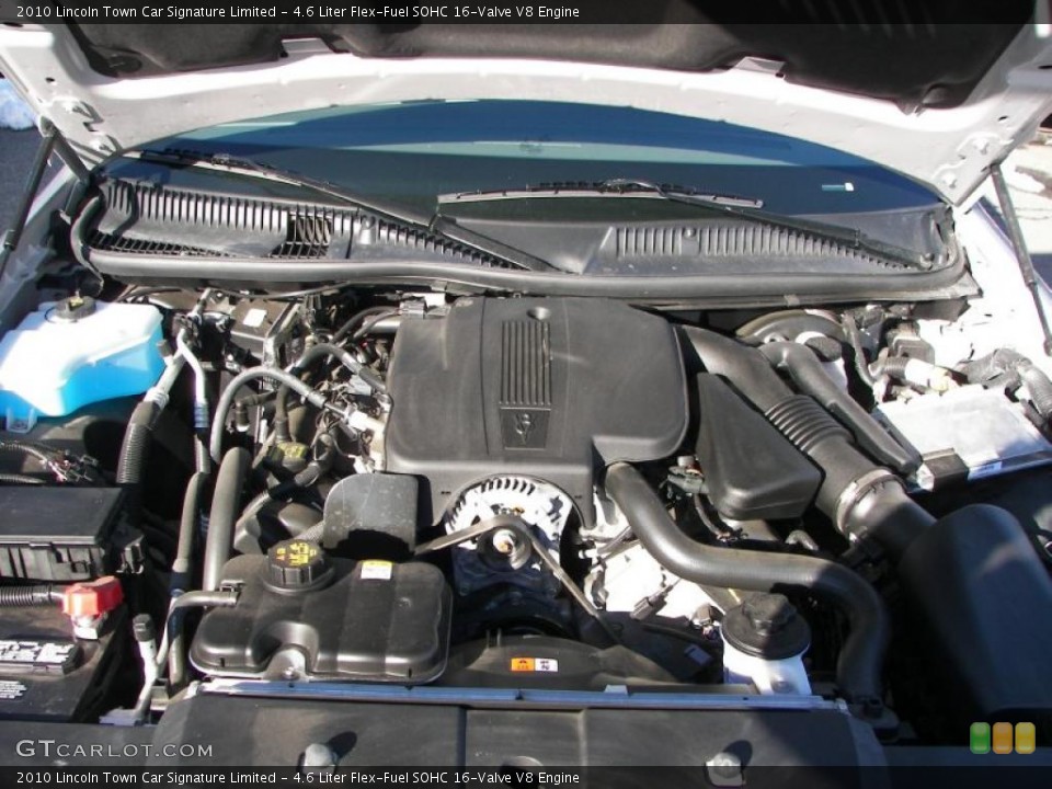 4.6 Liter Flex-Fuel SOHC 16-Valve V8 Engine for the 2010 Lincoln Town Car #45739998