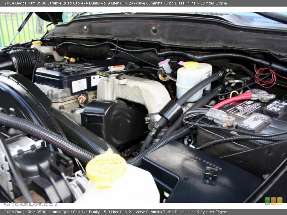 5.9 Liter OHV 24-Valve Cummins Turbo Diesel Inline 6 Cylinder Engine for the 2004 Dodge Ram 3500 #45742542