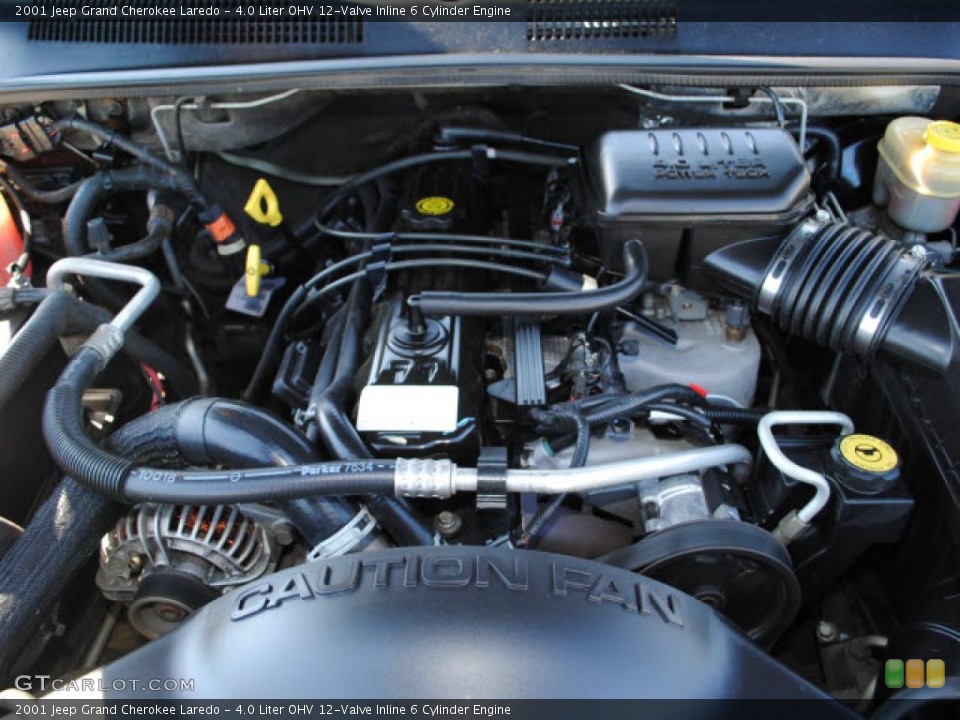 4.0 Liter OHV 12-Valve Inline 6 Cylinder Engine for the 2001 Jeep Grand Cherokee #45747378