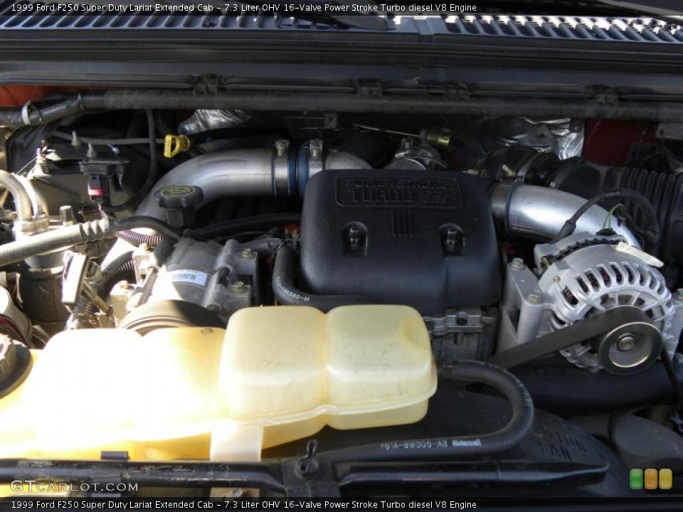 7.3 Liter OHV 16-Valve Power Stroke Turbo diesel V8 Engine for the 1999 Ford F250 Super Duty #45749562