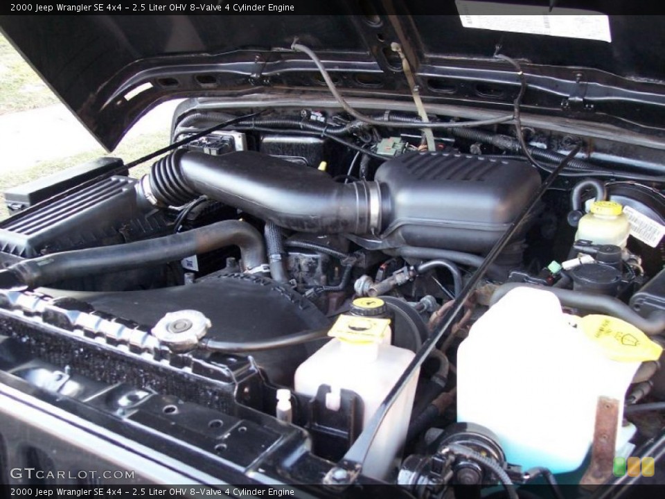 2.5 Liter OHV 8-Valve 4 Cylinder Engine for the 2000 Jeep Wrangler #45754642