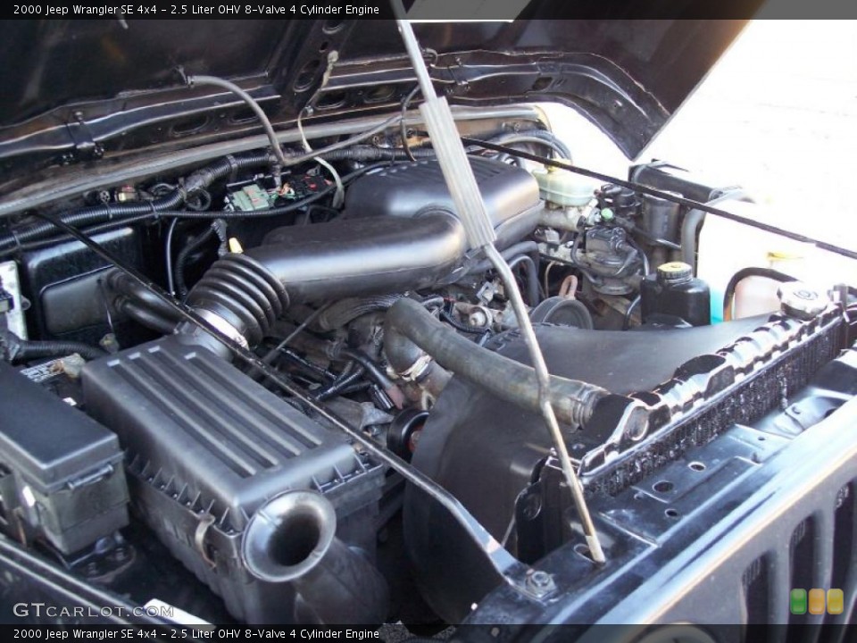 2.5 Liter OHV 8-Valve 4 Cylinder Engine for the 2000 Jeep Wrangler #45754650