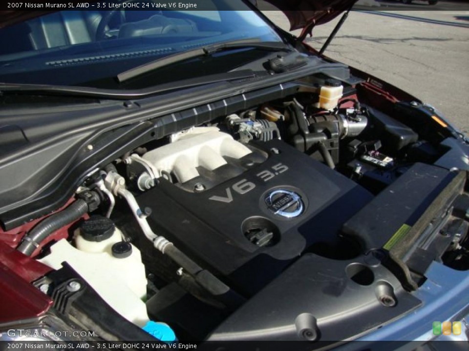 3.5 Liter DOHC 24 Valve V6 Engine for the 2007 Nissan Murano #45755166