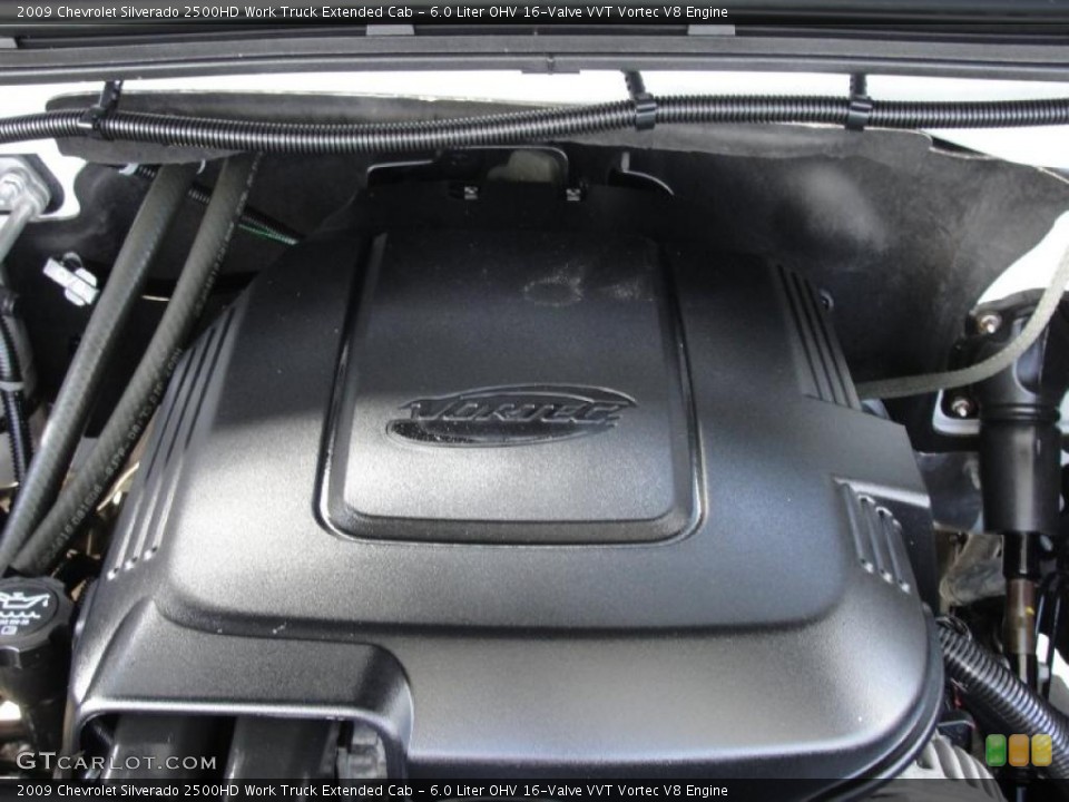 6.0 Liter OHV 16-Valve VVT Vortec V8 Engine for the 2009 Chevrolet Silverado 2500HD #45755522