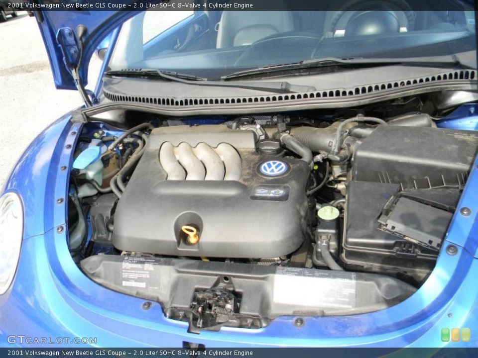 2.0 Liter SOHC 8-Valve 4 Cylinder Engine for the 2001 Volkswagen New Beetle #45760315