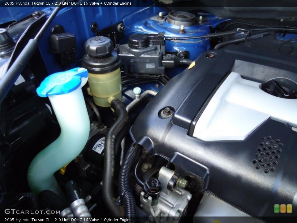 2.0 Liter DOHC 16 Valve 4 Cylinder Engine for the 2005 Hyundai Tucson #45764944