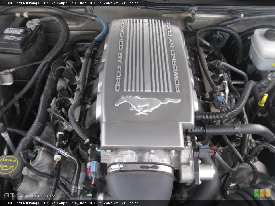 4.6 Liter SOHC 24-Valve VVT V8 Engine for the 2008 Ford Mustang #45773492