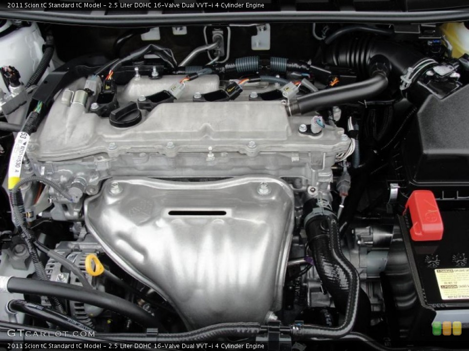 2.5 Liter DOHC 16-Valve Dual VVT-i 4 Cylinder Engine for the 2011 Scion tC #45781477