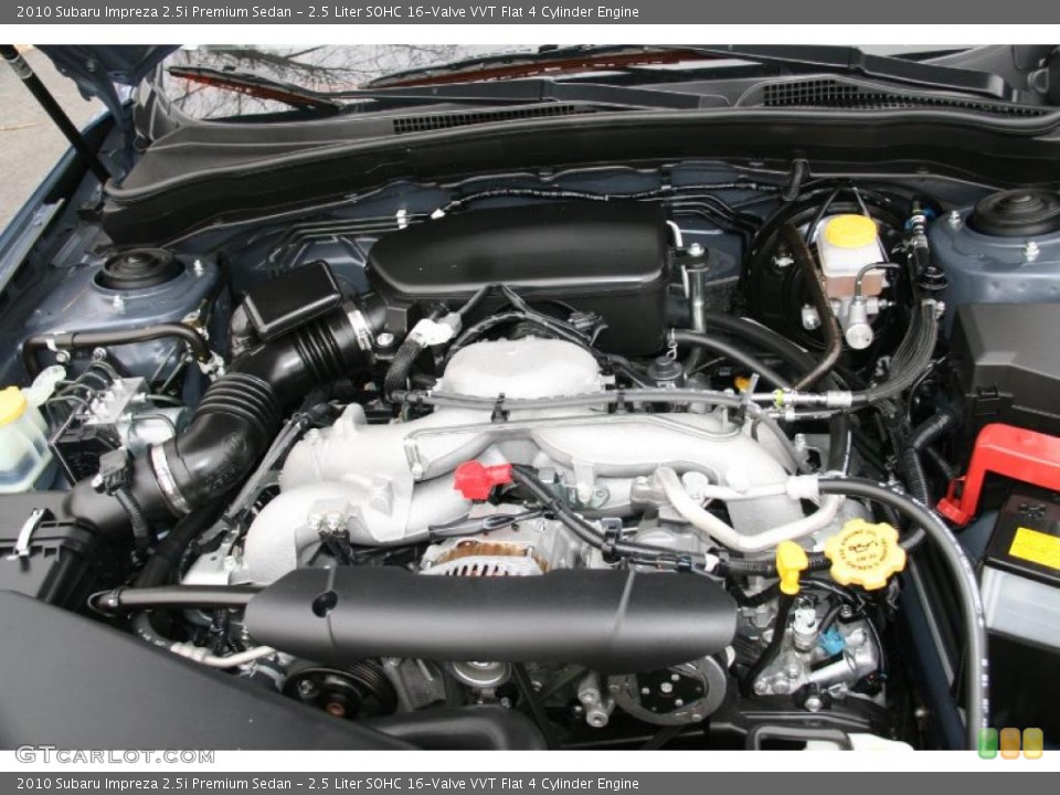2.5 Liter SOHC 16-Valve VVT Flat 4 Cylinder Engine for the 2010 Subaru Impreza #45782593