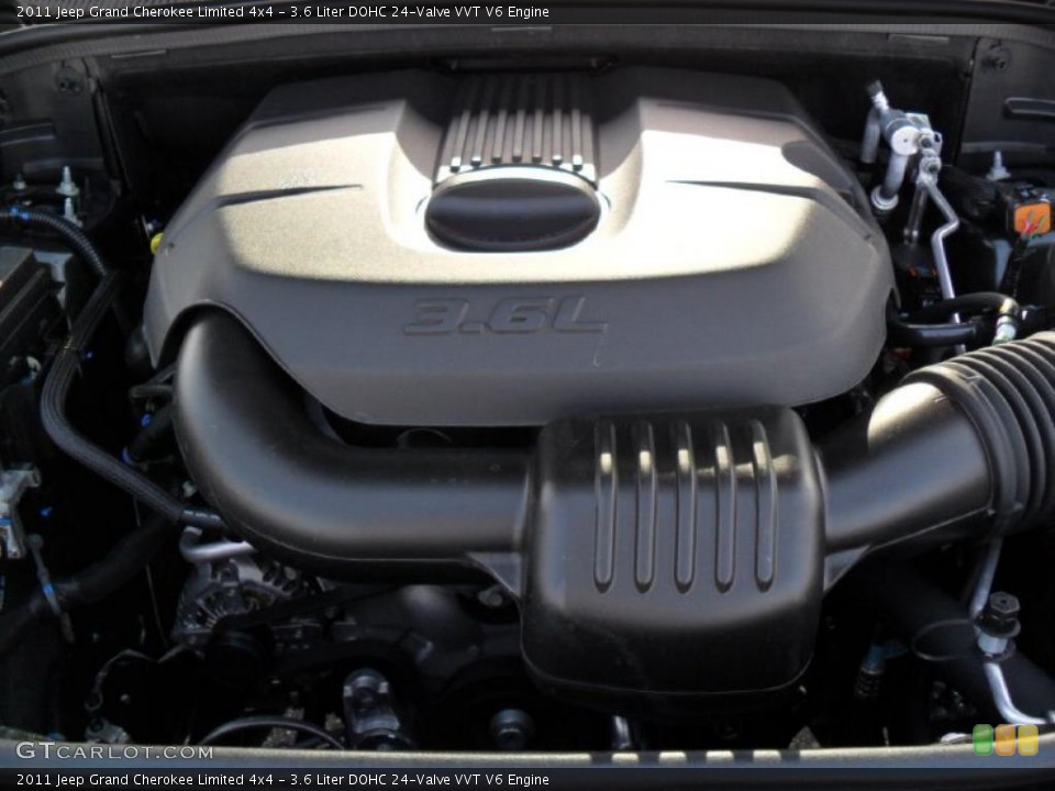 3.6 Liter DOHC 24-Valve VVT V6 Engine for the 2011 Jeep Grand Cherokee #45784494