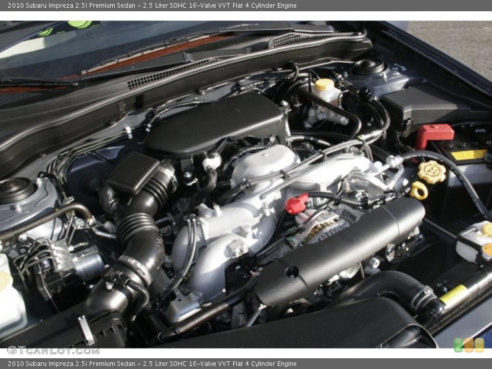 2.5 Liter SOHC 16-Valve VVT Flat 4 Cylinder Engine for the 2010 Subaru Impreza #45788306