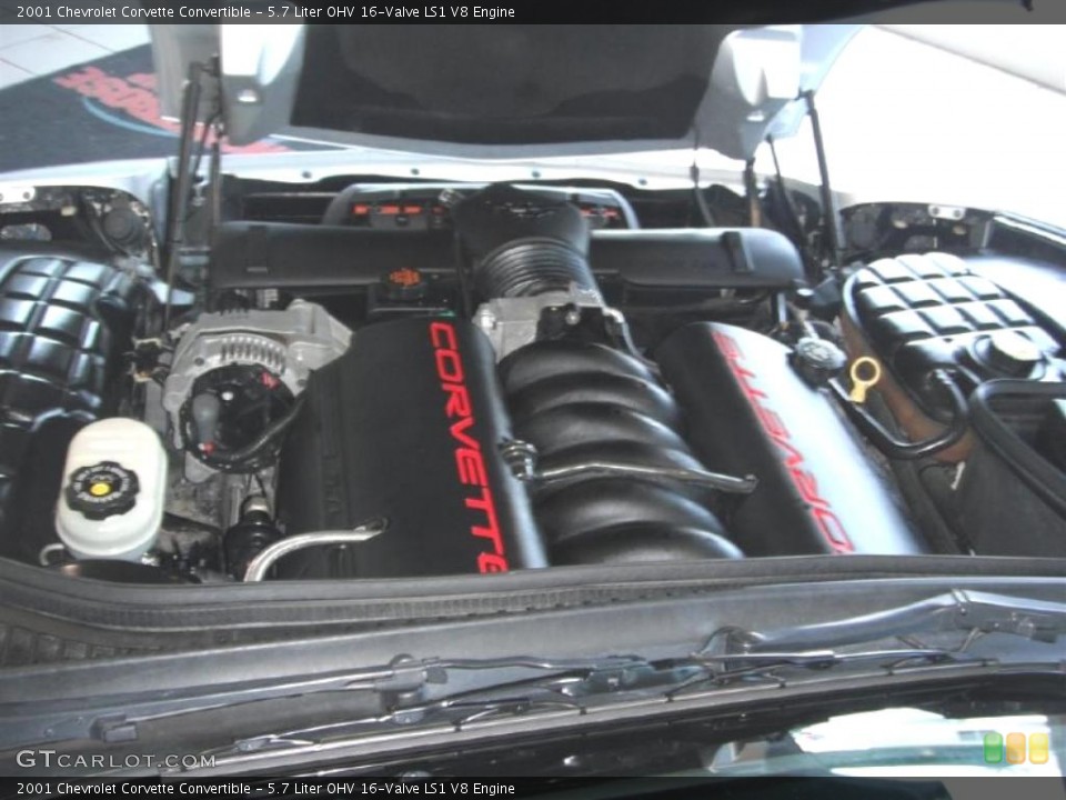5.7 Liter OHV 16-Valve LS1 V8 Engine for the 2001 Chevrolet Corvette #45797871