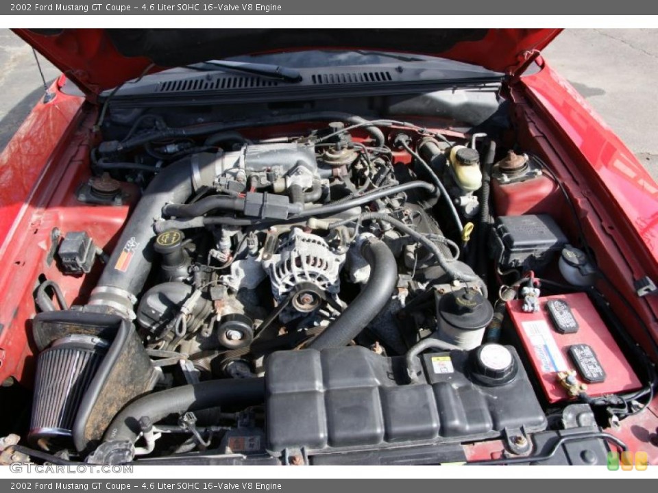 4.6 Liter SOHC 16-Valve V8 Engine for the 2002 Ford Mustang #45799695