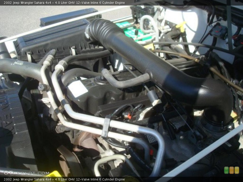 4.0 Liter OHV 12-Valve Inline 6 Cylinder Engine for the 2002 Jeep Wrangler #45805921
