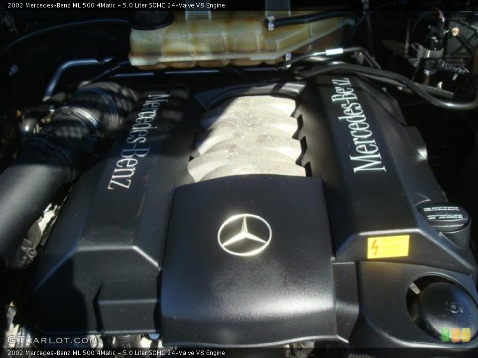 5.0 Liter SOHC 24-Valve V8 Engine for the 2002 Mercedes-Benz ML #45806977