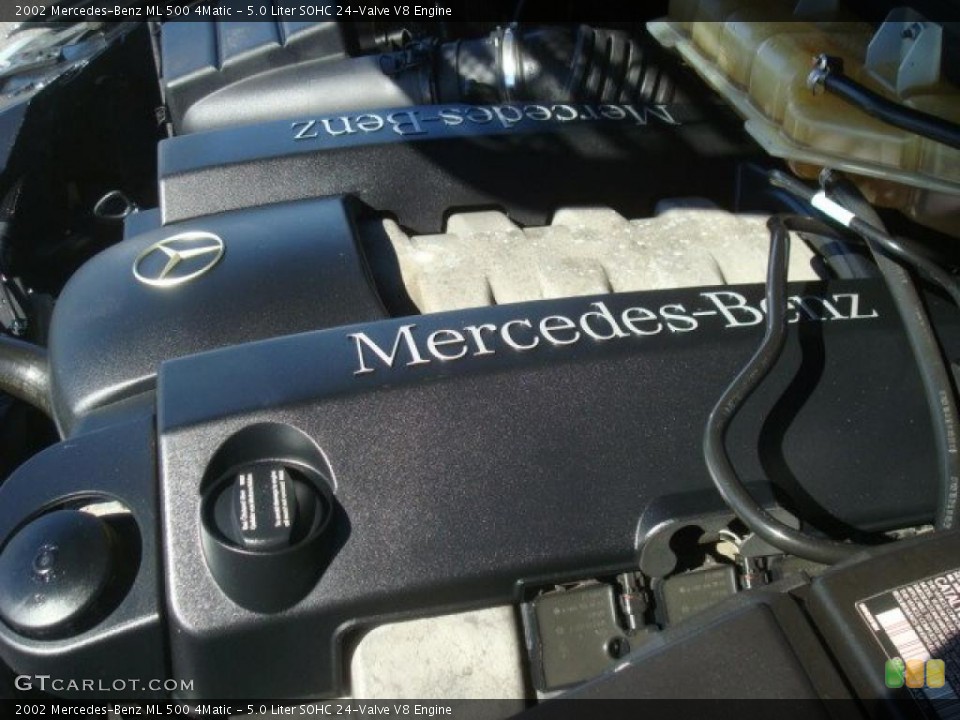 5.0 Liter SOHC 24-Valve V8 Engine for the 2002 Mercedes-Benz ML #45806985