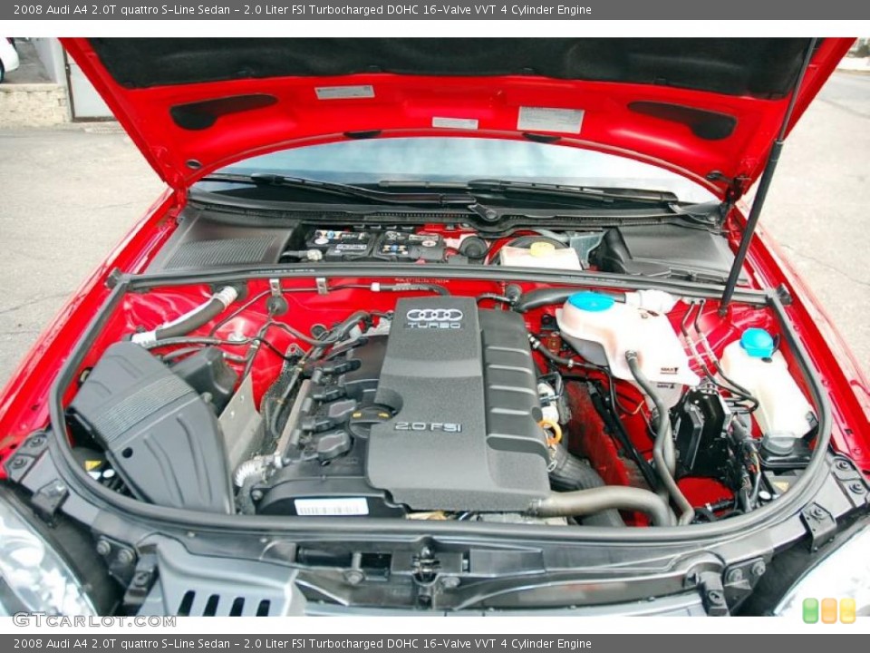2.0 Liter FSI Turbocharged DOHC 16-Valve VVT 4 Cylinder Engine for the 2008 Audi A4 #45809988