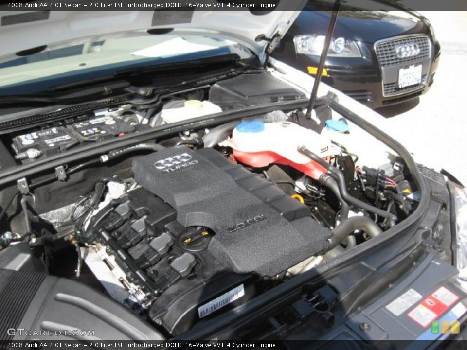 2.0 Liter FSI Turbocharged DOHC 16-Valve VVT 4 Cylinder Engine for the 2008 Audi A4 #45812117