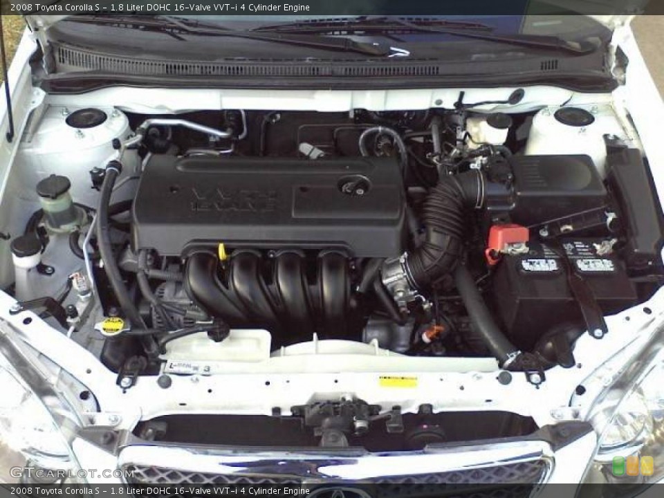 1.8 Liter DOHC 16-Valve VVT-i 4 Cylinder Engine for the 2008 Toyota Corolla #45812433