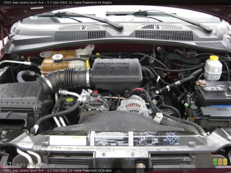 3.7 Liter SOHC 12-Valve Powertech V6 Engine for the 2003 Jeep Liberty #45813389