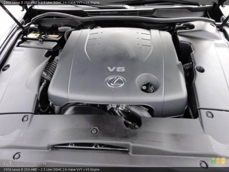 2.5 Liter DOHC 24-Valve VVT-i V6 Engine for the 2009 Lexus IS #45813701