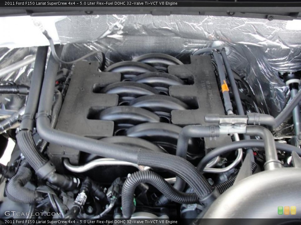 5.0 Liter Flex-Fuel DOHC 32-Valve Ti-VCT V8 Engine for the 2011 Ford F150 #45815713