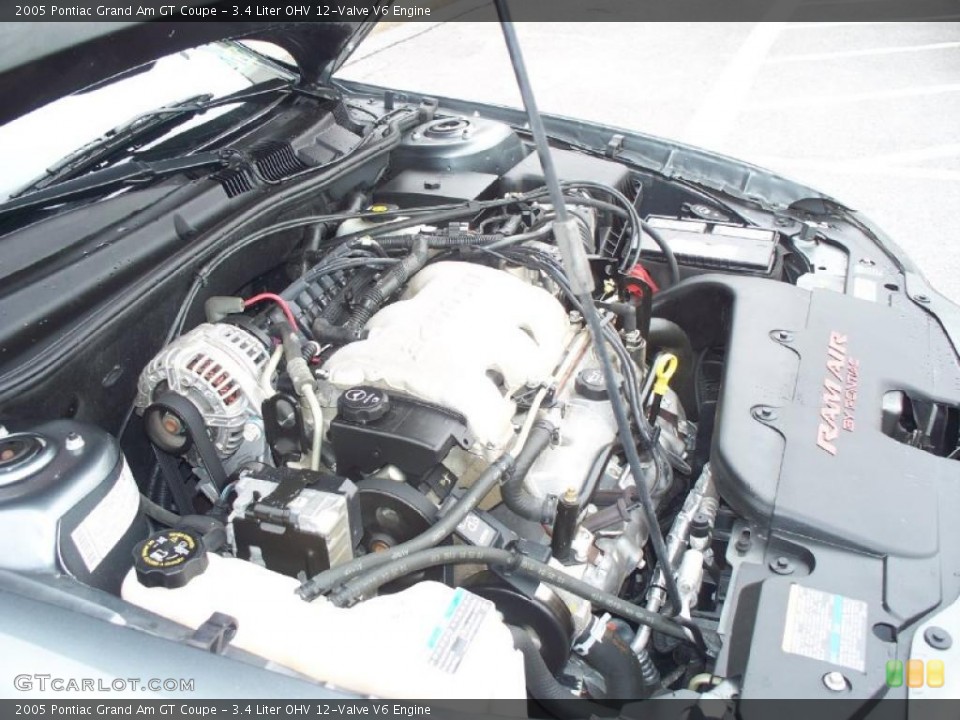 3.4 Liter OHV 12-Valve V6 Engine for the 2005 Pontiac Grand Am #45819847