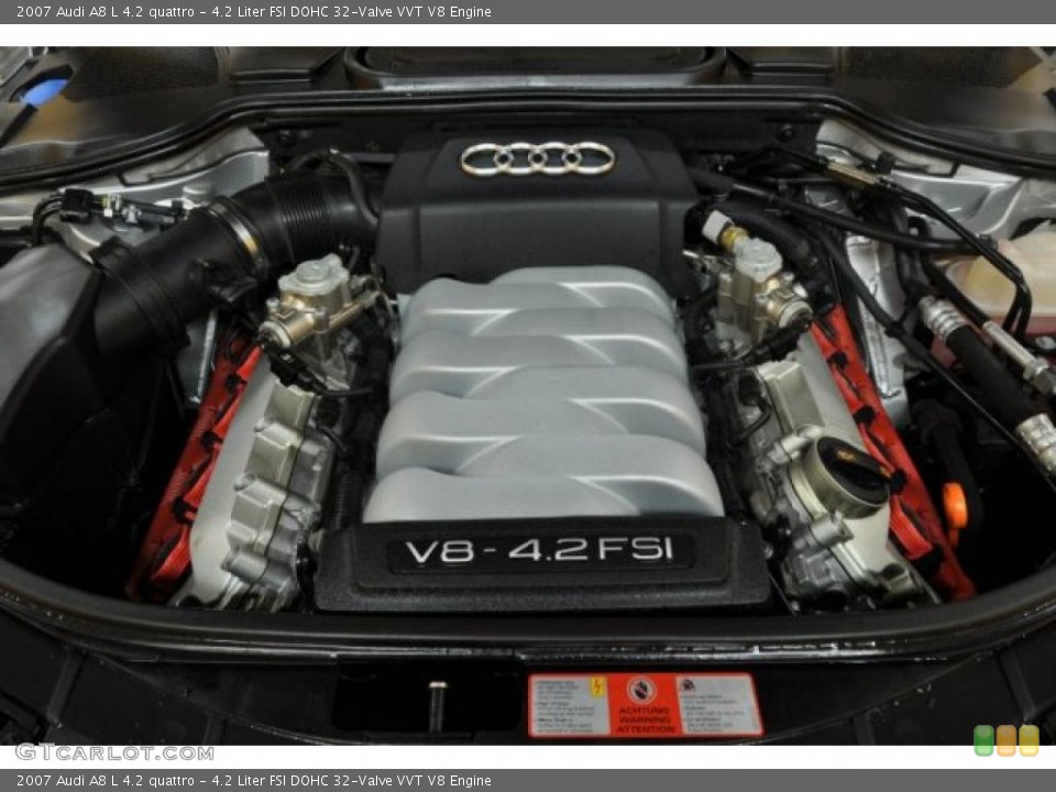 4.2 Liter FSI DOHC 32-Valve VVT V8 Engine for the 2007 Audi A8 #45820641