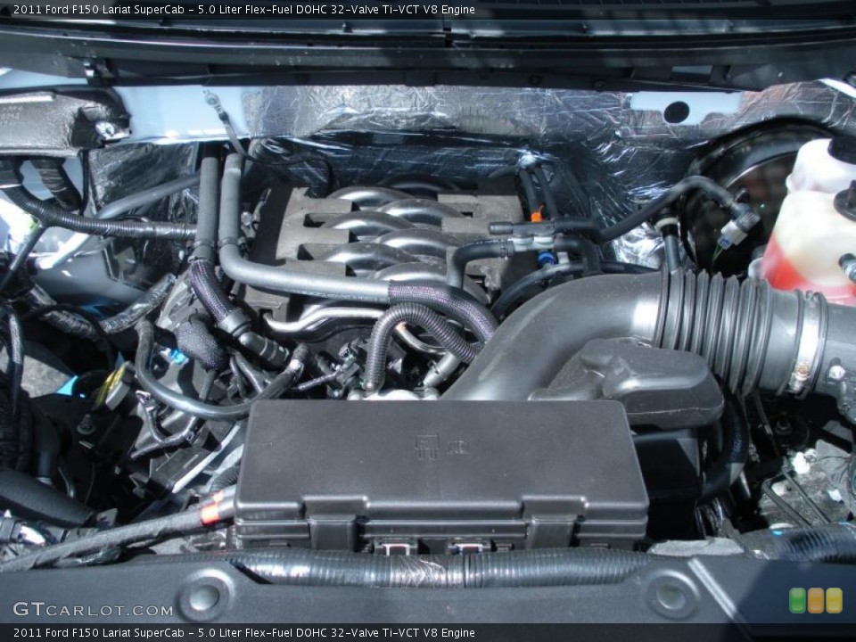5.0 Liter Flex-Fuel DOHC 32-Valve Ti-VCT V8 Engine for the 2011 Ford F150 #45822437