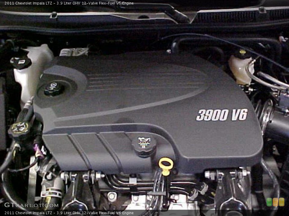3.9 Liter OHV 12-Valve Flex-Fuel V6 Engine for the 2011 Chevrolet Impala #45822893
