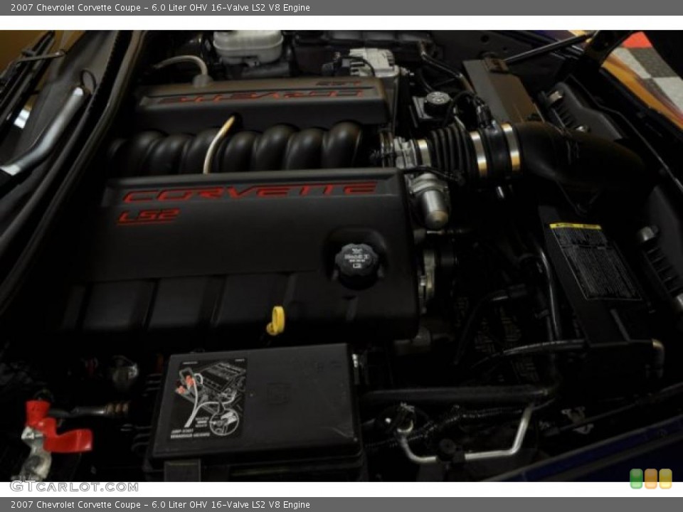 6.0 Liter OHV 16-Valve LS2 V8 Engine for the 2007 Chevrolet Corvette #45822941