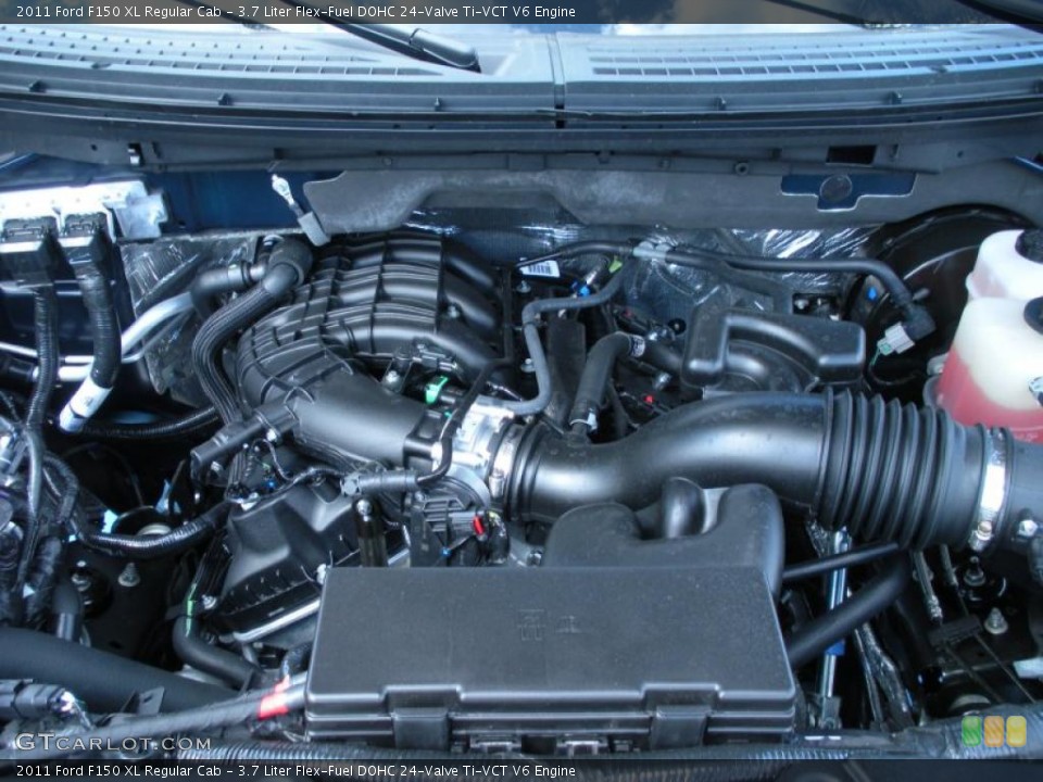 3.7 Liter Flex-Fuel DOHC 24-Valve Ti-VCT V6 Engine for the 2011 Ford F150 #45823169