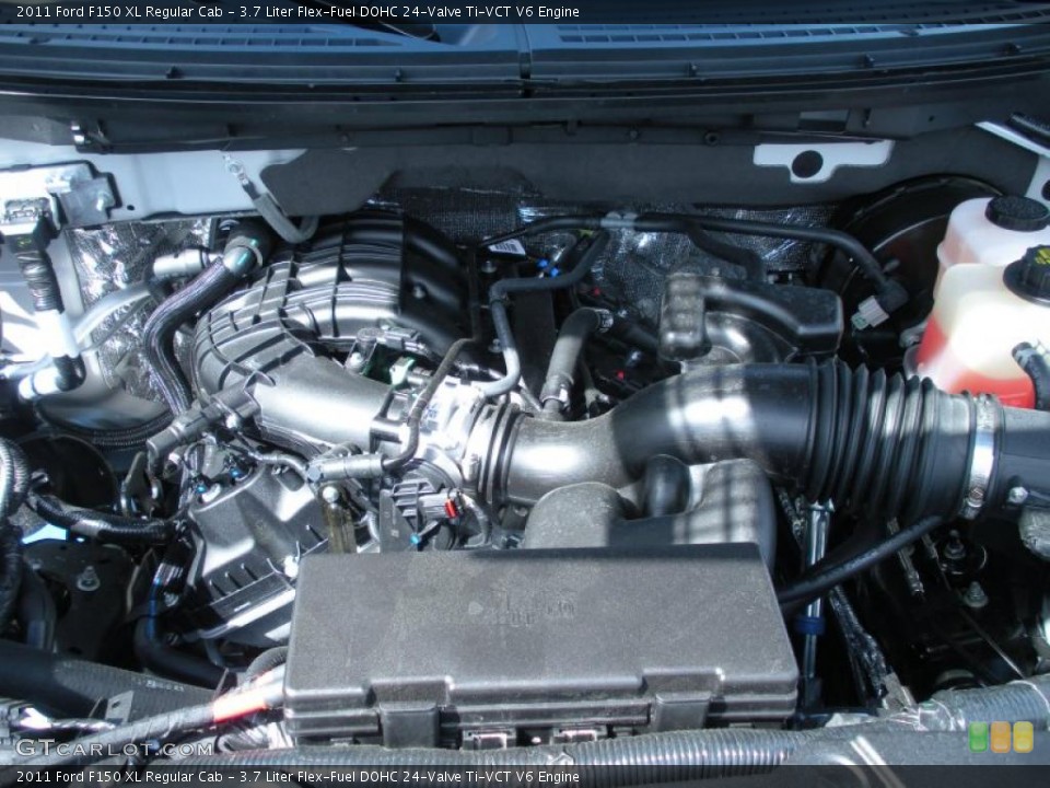 3.7 Liter Flex-Fuel DOHC 24-Valve Ti-VCT V6 Engine for the 2011 Ford F150 #45823473