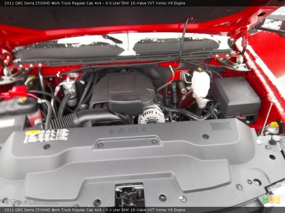 6.0 Liter OHV 16-Valve VVT Vortec V8 Engine for the 2011 GMC Sierra 2500HD #45831126