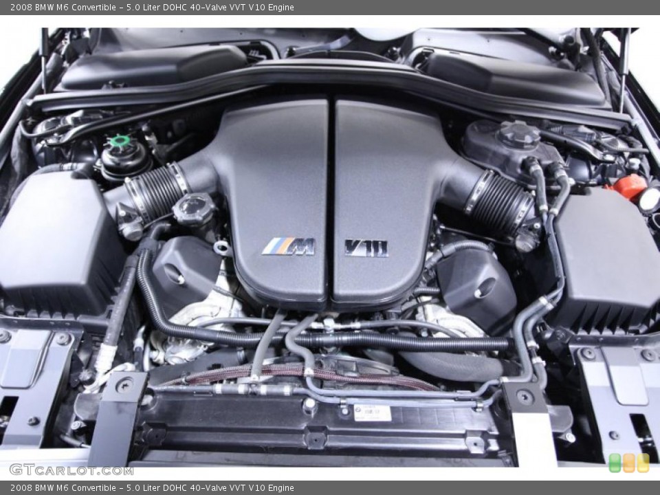 5.0 Liter DOHC 40-Valve VVT V10 Engine for the 2008 BMW M6 #45854954