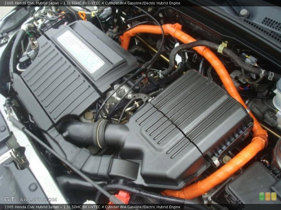 1.3L SOHC 8V i-VTEC 4 Cylinder IMA Gasoline/Electric Hybrid Engine for the 2005 Honda Civic #45855382